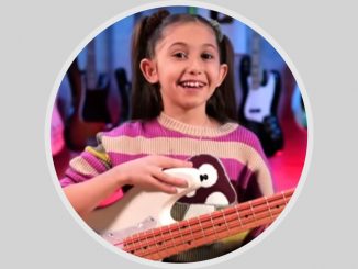 Ellen Alaverdyan is an 11-year-old bass player from Las Vegas, Nevada. She started playing the bass in April 2020. (2024-04-04)