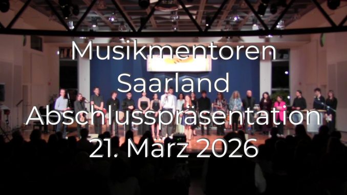 Musikmentoren-Ausbildung Saarland - Abschlusspräsentation - 21. März 2026